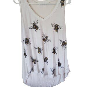 LA Soul Bee Swing Tank Top Sz XL Sleeveless Hi Low Bumblebee Summer Fairy Beachy